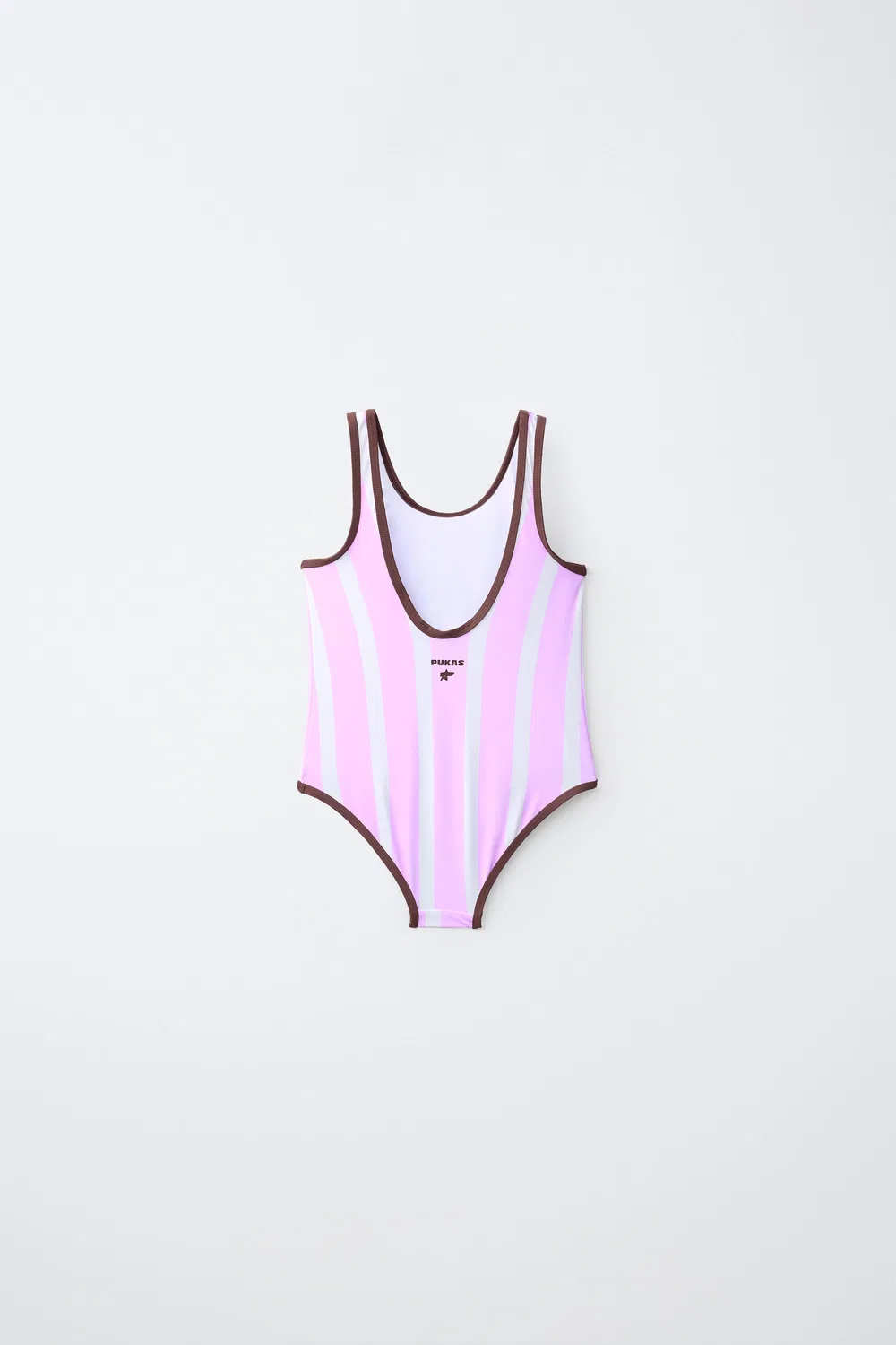 2-6 лет / Купальник PUKAS в полоску для серфинга ZARA, Pink — фото 2