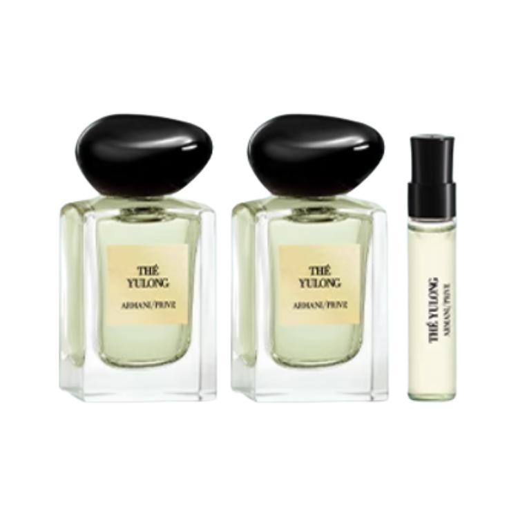 

AMANI Jade Dragon Tea Sample Set, Premium Private Reserve Fresh Collection Eau De Toilette Orange Ambergris 7,5 мл*2+2 мл GIORGIO ARMANI
