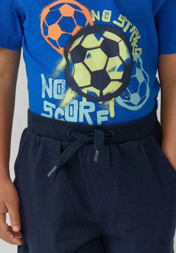 Комплект: футболка с принтом и брюки спортивные, T-shirt set, S.Oliver, Royal Blue, синий — фото 2