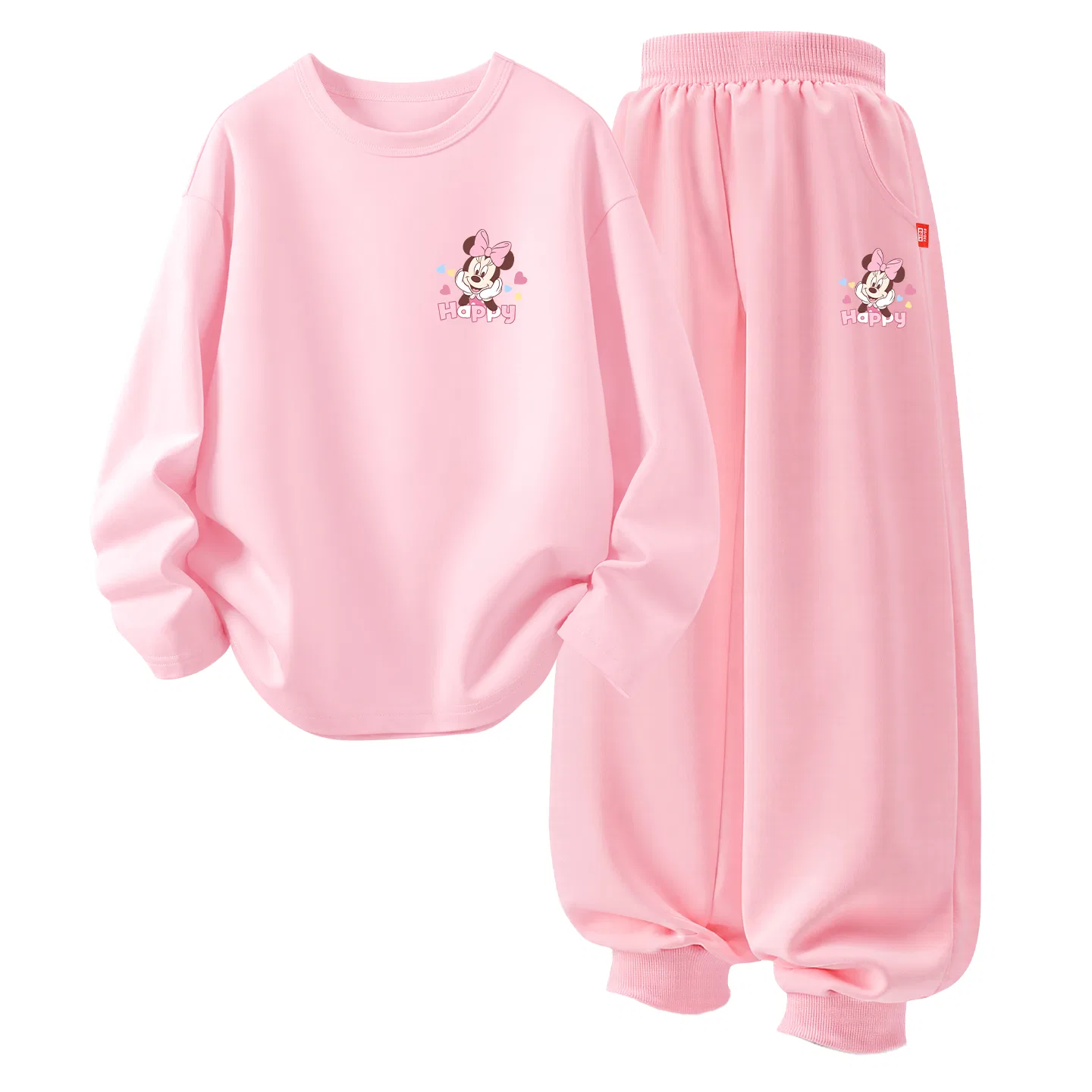 Детский спортивный комплект с принтом Disney Di Color Heart Smile K, Di Color Heart Smile K Light Pink+Di Color Heart Smile K Pink