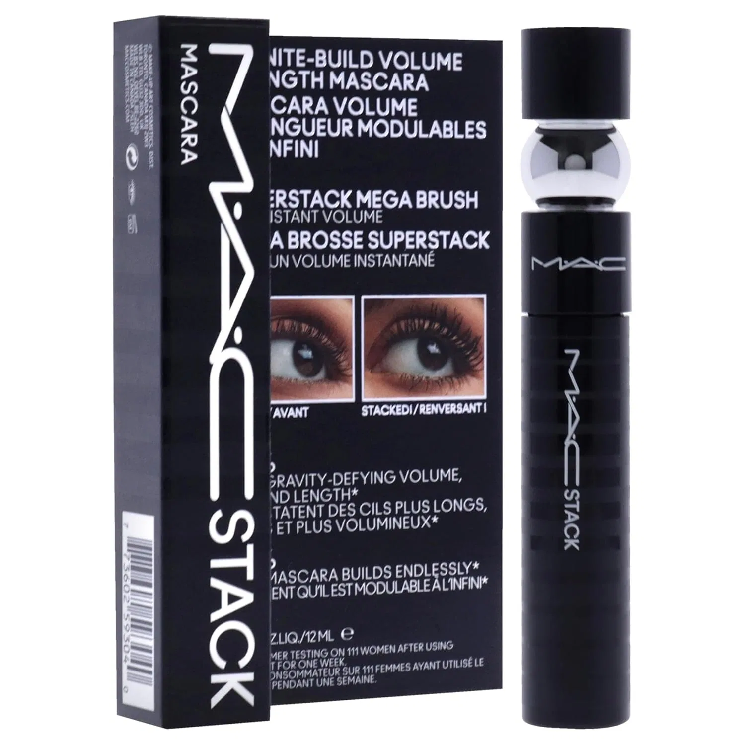 Тушь для ресниц MAC Macstack Mascara Macro, 12 мл, Black — фото 3