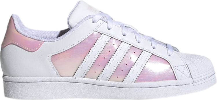 Кроссовки Adidas Wmns Superstar 'White Clear Pink', розовый - фото