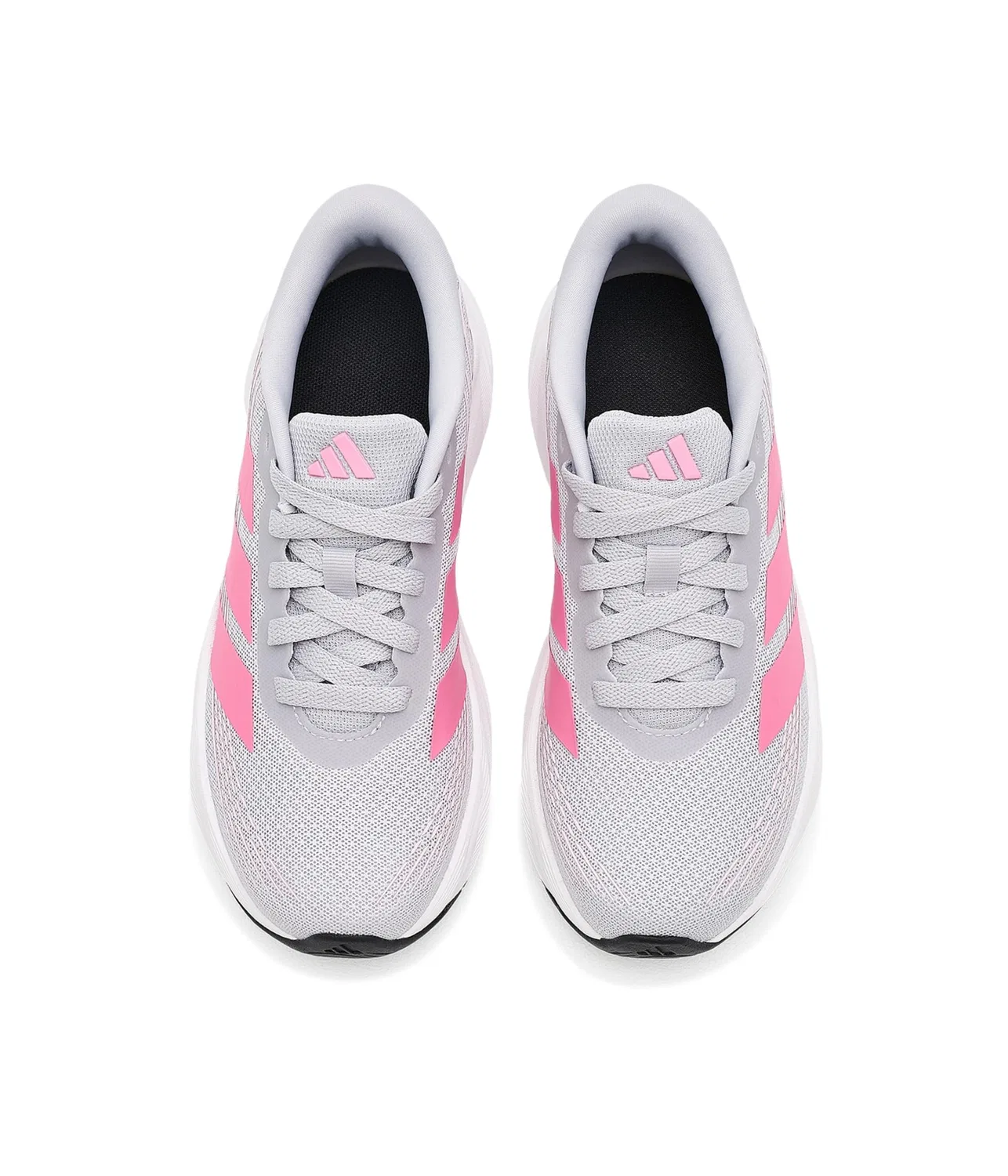 Кроссовки Galaxy 8 Shoes (для больших детей) Adidas Kids, Ligh Solid Grey/Pink Fusion/Clear Pink — фото 3