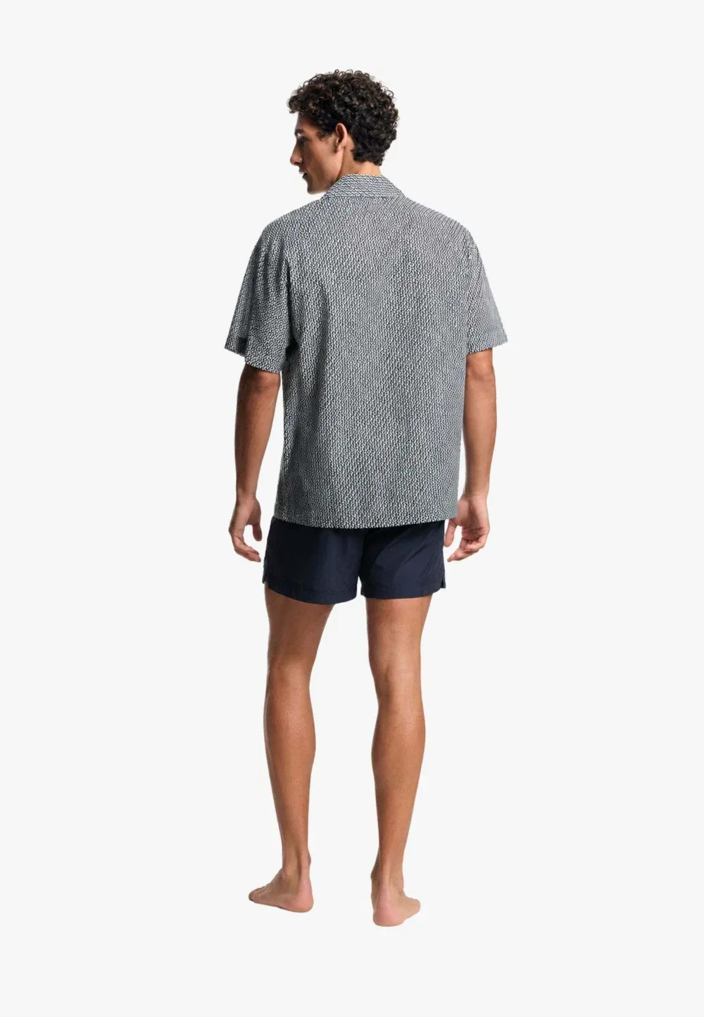 Camicia uomo - shirt Emporio Armani, Blu — фото 3