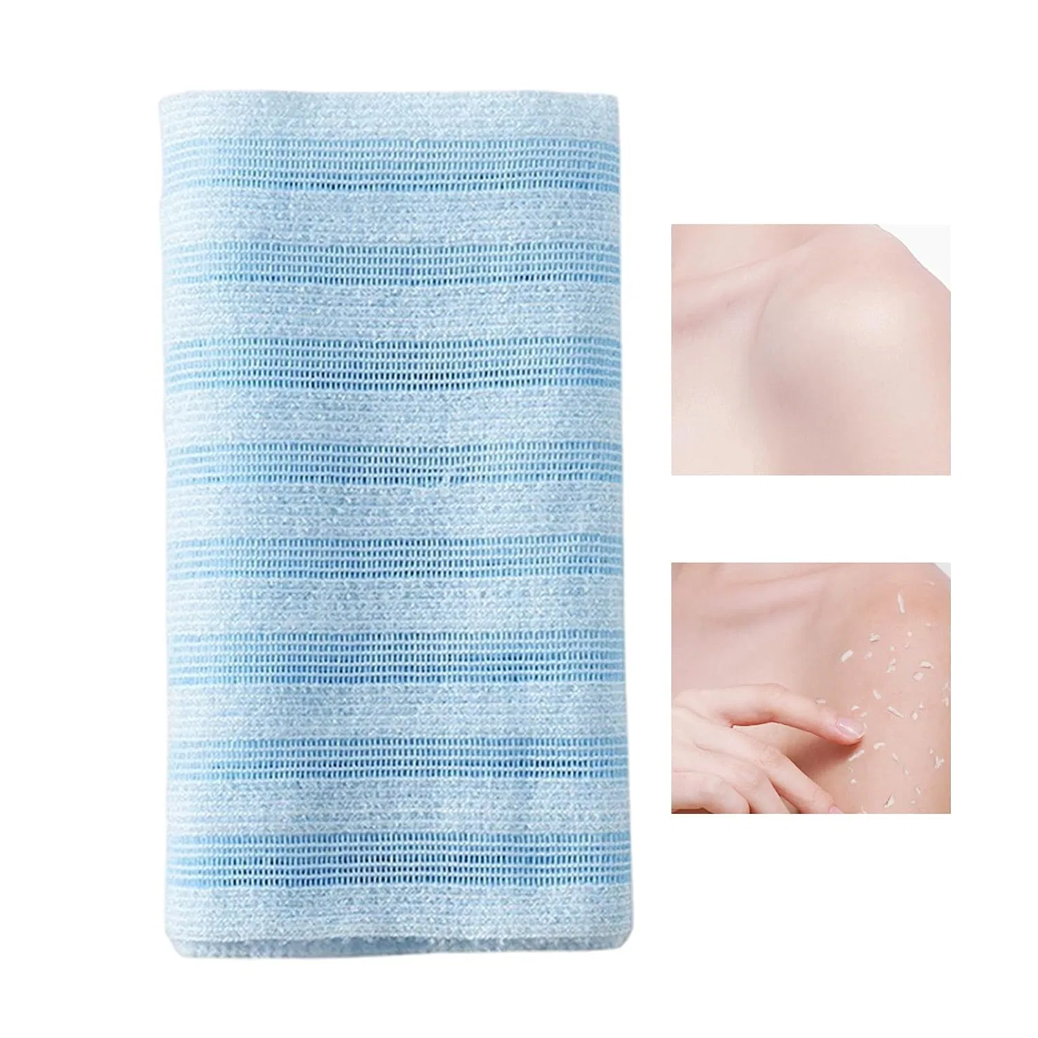Скраб-рукавица для тела, Luffa, Generisch, 107x25 см, Hellblau