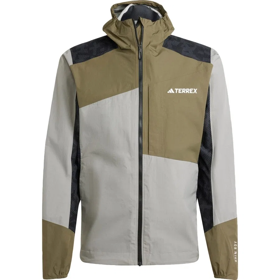 Мужская куртка TERREX Xperior Hybrid RAIN.RDY adidas, Серо-зеленый