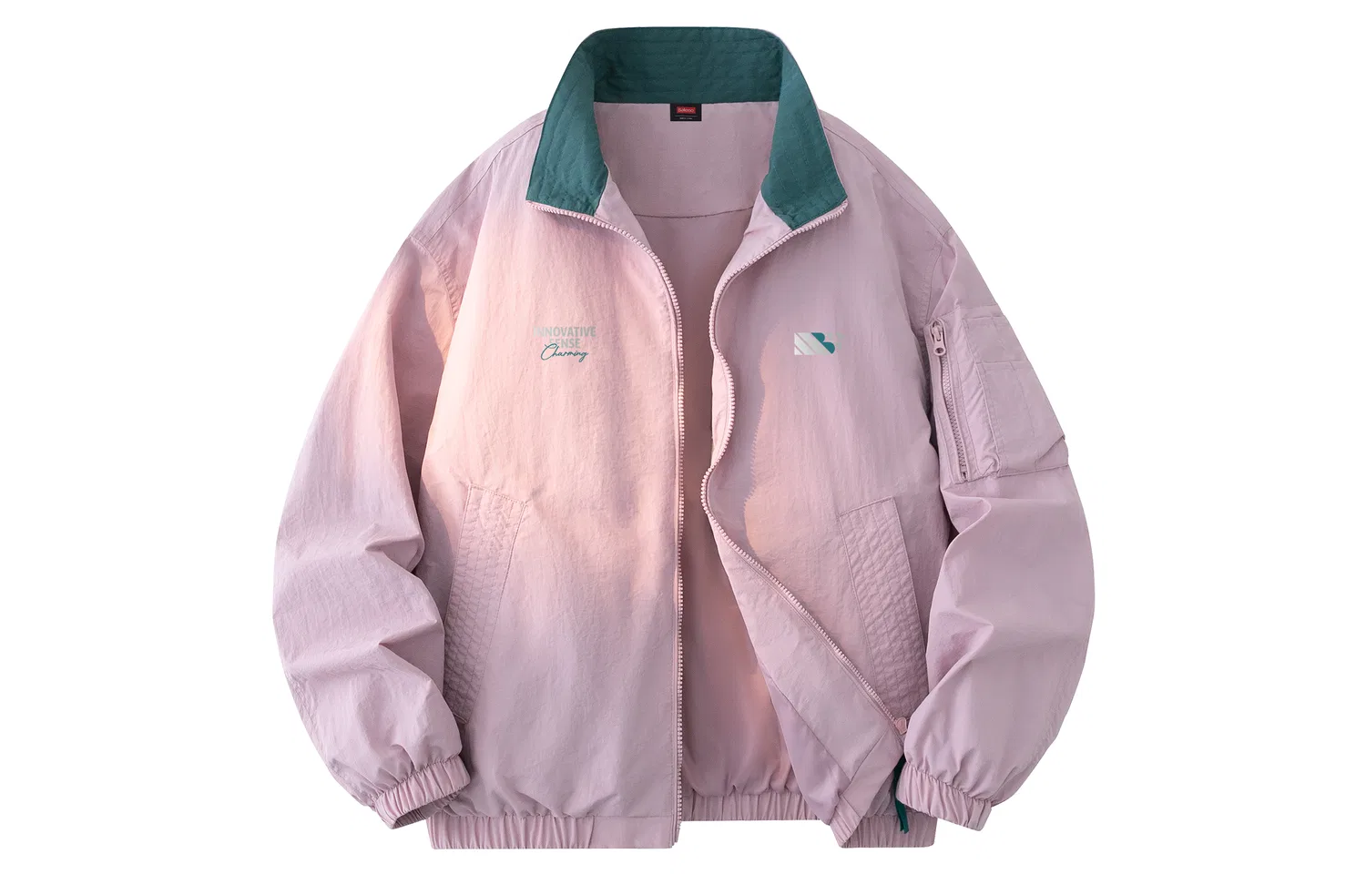 Детская куртка с воротником-стойкой BALENO, Pink