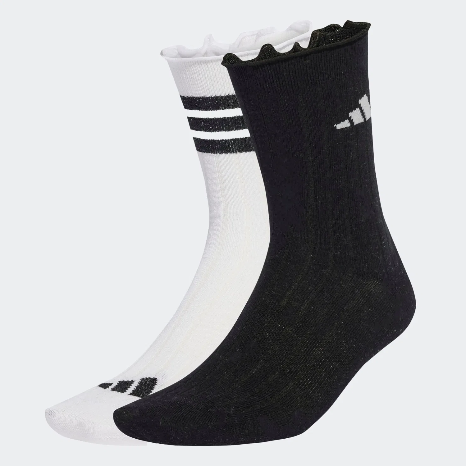 Женские носки с блеском Adidas Performance, White/Black/Grey One