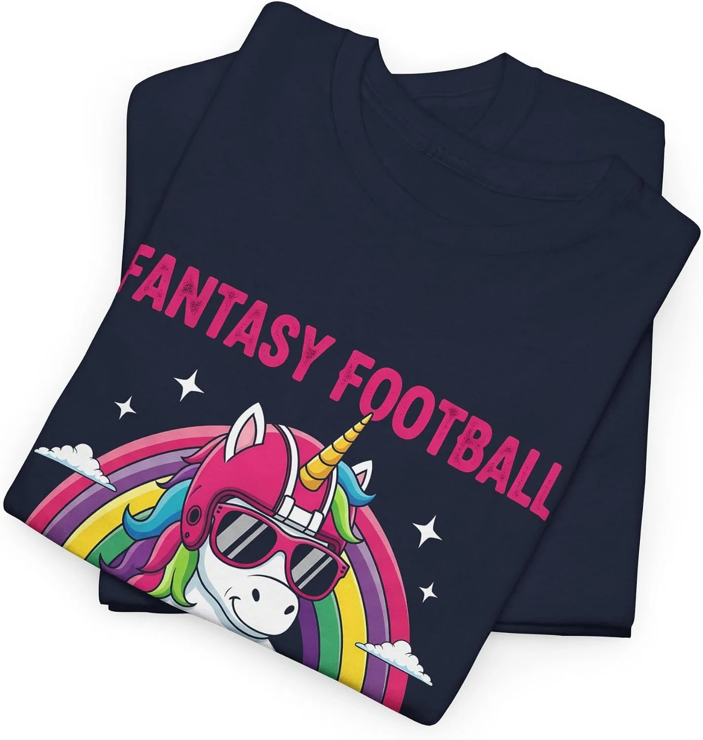Мужская футболка с принтом Fantasy Football Loser, тёмно-синий — фото 2
