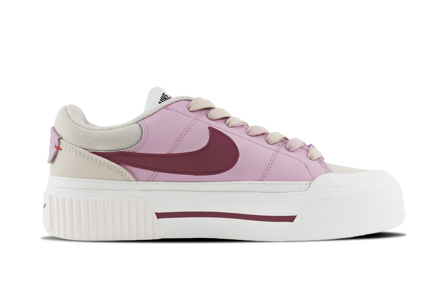 

Кроссовки для скейтборда Court Legacy женские с низким верхом розовый/бежевый Nike