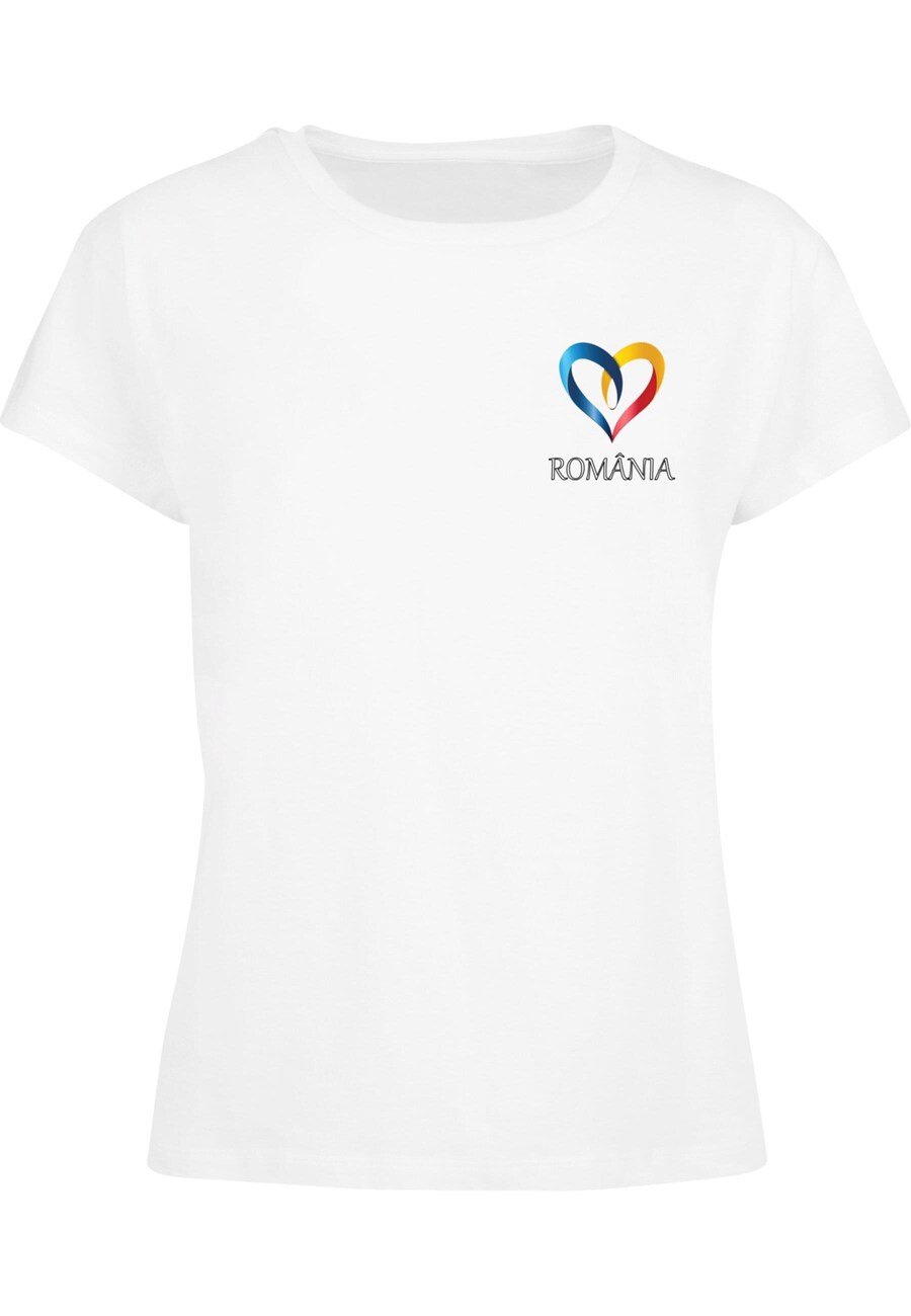 

Футболка Merchcode Shirt Football - Romania, белый