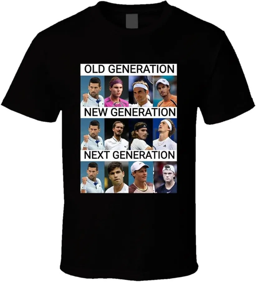 Мужская футболка Novak Djokovic Tennis Fan Generic, Black
