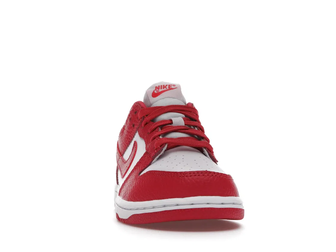 Детские кроссовки с принтом Nike Dunk Low Nike, White Archaeo Pink — фото 2
