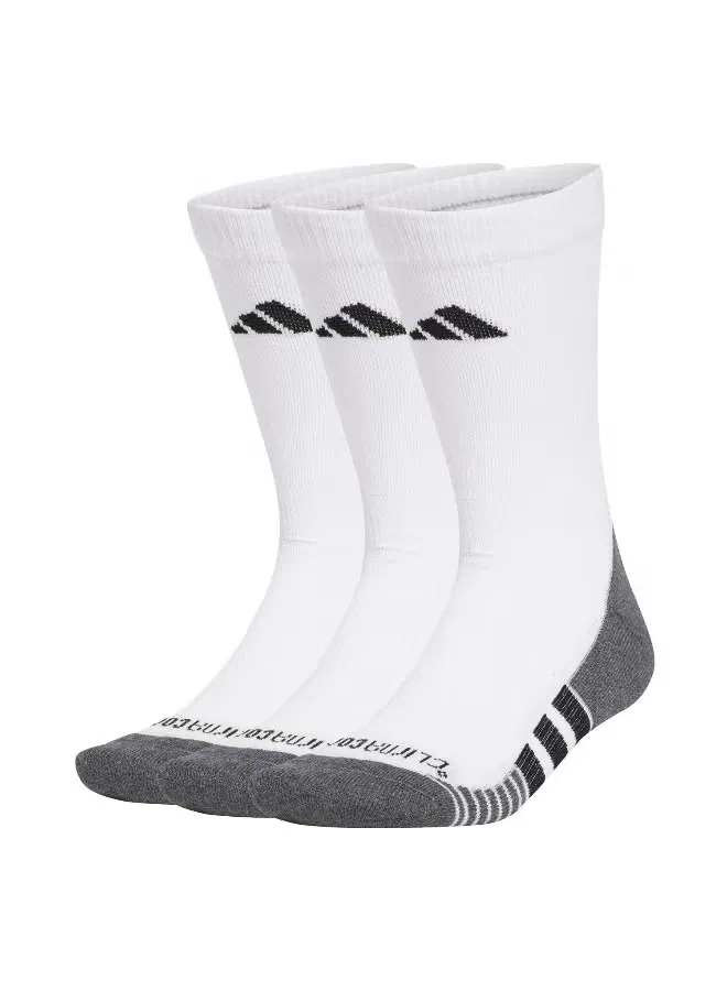 Носки спортивные с амортизацией комплект 3 пары Performance climacool Adidas, белый