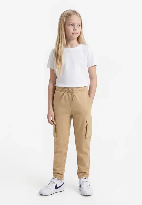 Комплект из 2 брюк спортивных, хлопок, tracksuit bottoms, Marks & Spencer, navy mix Friboo, черный/бежевый
