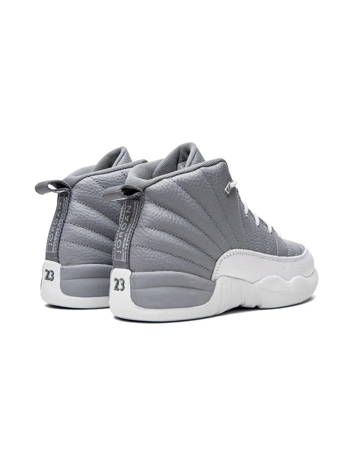 Кроссовки Air Jordan 12 Retro "Stealth", серый — фото 2