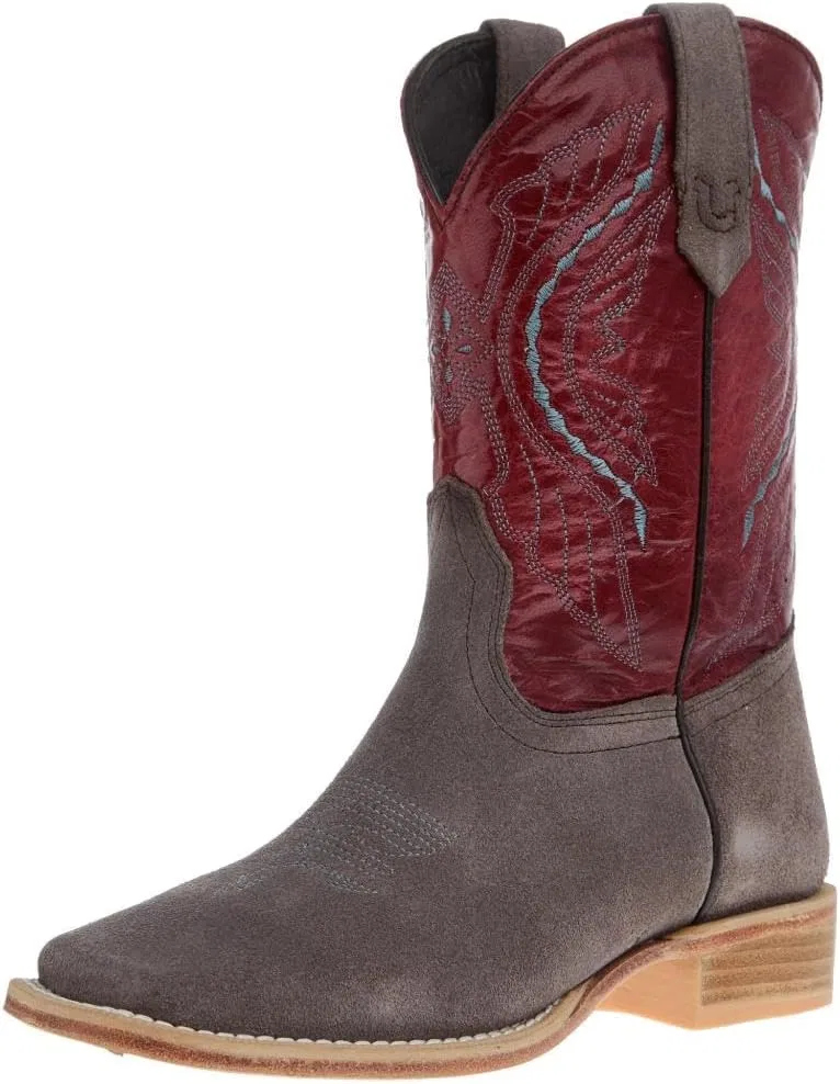 Детские ботинки для девочек с квадратным носком R. Watson Boots, Charcoal