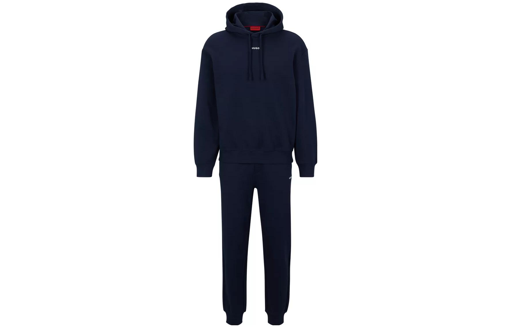 

Двухкомплектный спортивный костюм HUGO BOSS с логотипом и шнурком