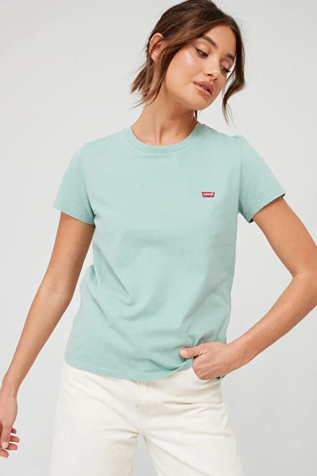 Женская футболка хлопковая Basics Levi'S, Blue — фото 2