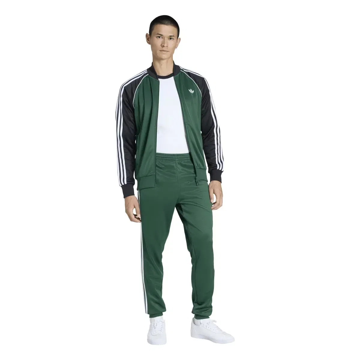 Мужские спортивные штаны с принтом SST Adicolor Adidas Originals, Verde — фото 3