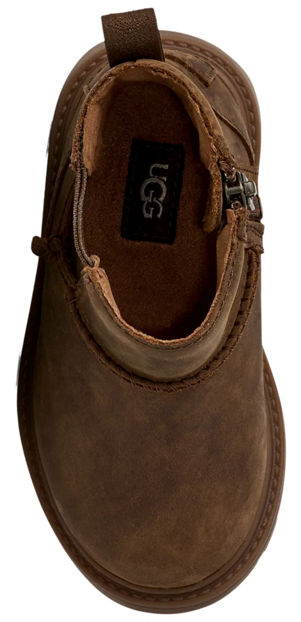 Детские ботинки для девочек с водонепроницаемым верхом Perry Weather Chelsea UGG, Walnut — фото 4
