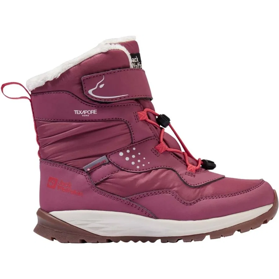 Детские утепленные ботинки Polar Bear-G Texapore High Vc K Jack Wolfskin, Антрацитовый