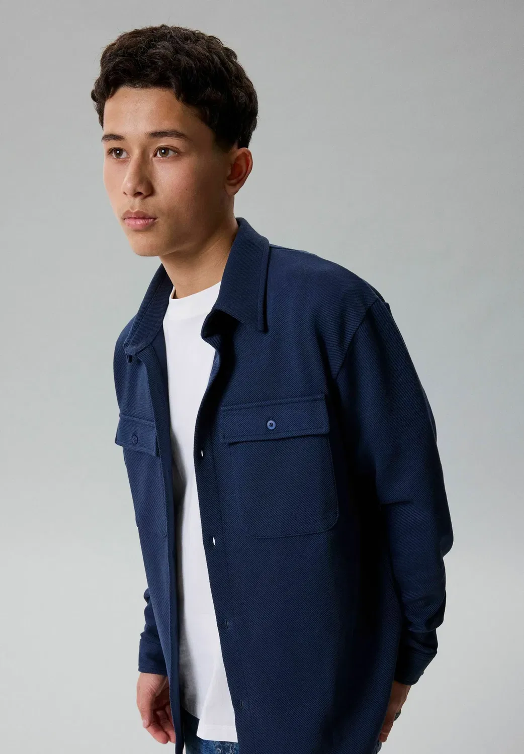 Рубашка свободного кроя Lmtd, Navy Blazer — фото 2