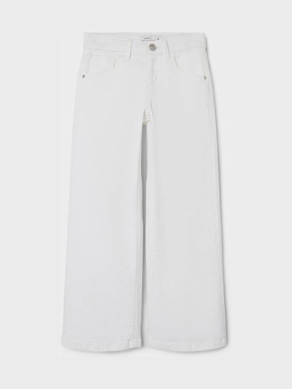 Широкие брюки Wide Leg Jeans Name It, белый — фото 3