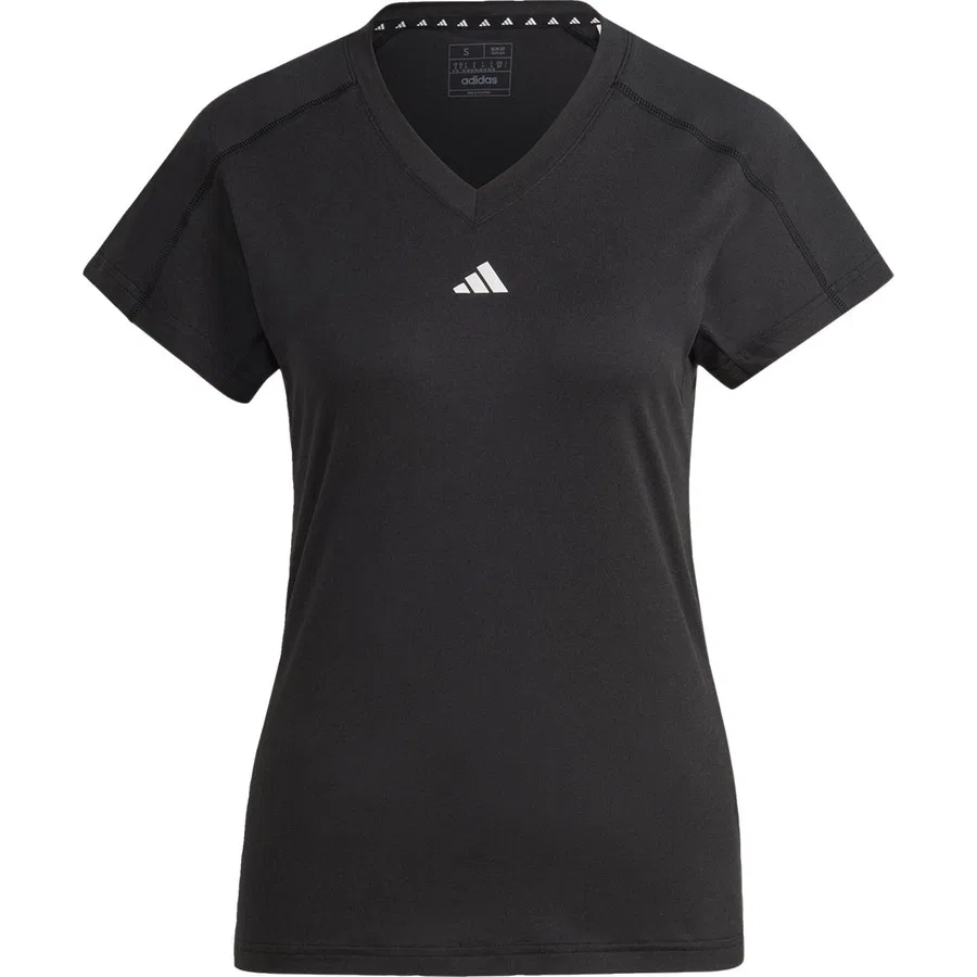 Футболка с V-образным вырезом AEROREADY Performance HN5543 adidas, Черный — фото 3