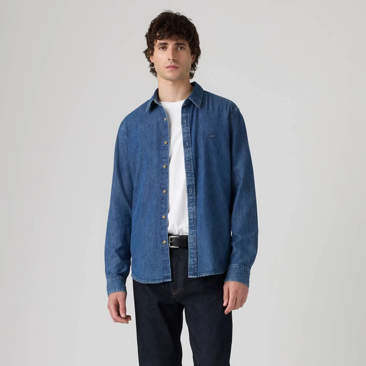 Стандартная рубашка Battery Housemark Levi's, Tom Mid Wash - Medium Wash — фото 3