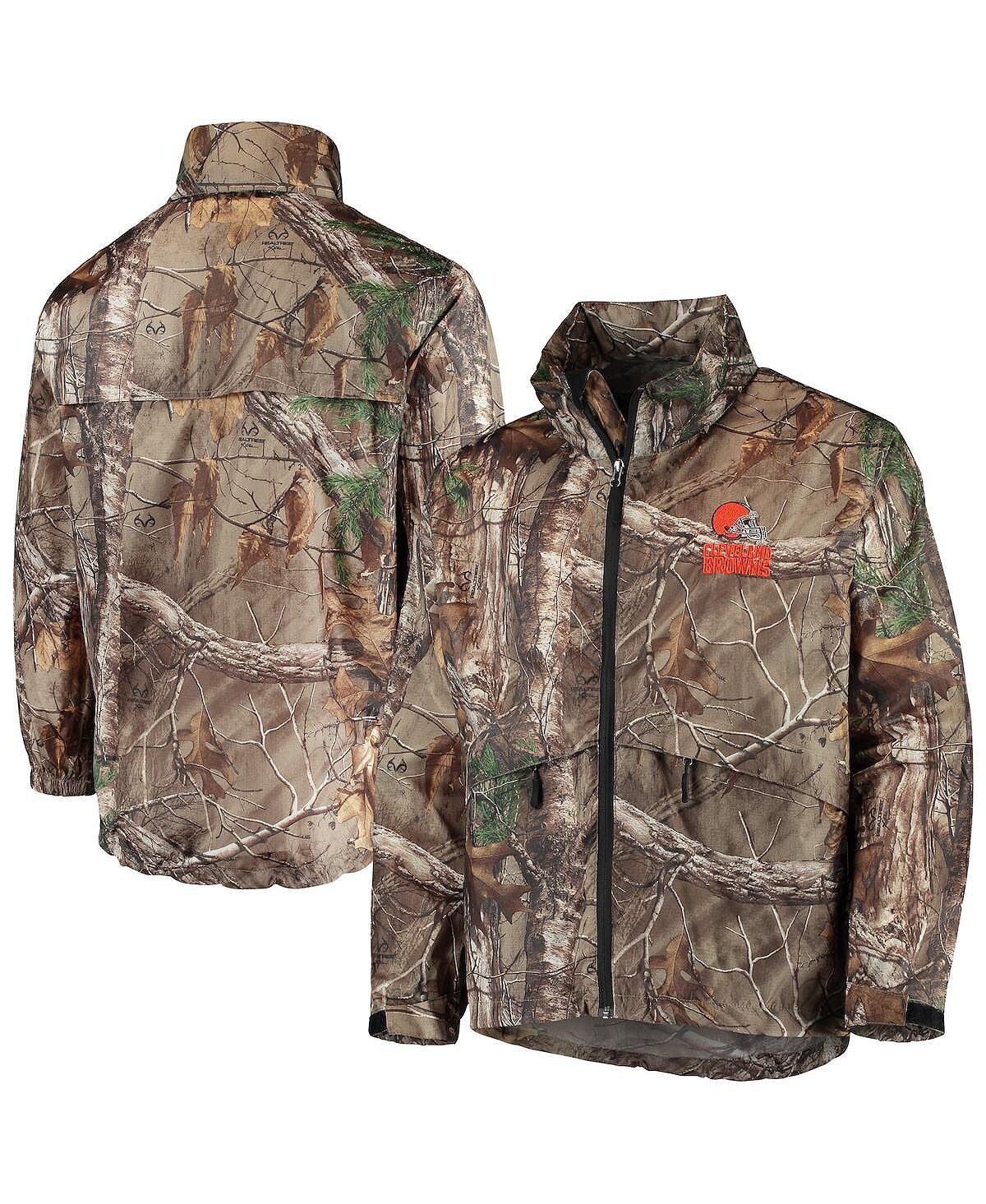 

Мужская водонепроницаемая куртка realtree camo cleveland browns circle sportsman с молнией во всю длину Dunbrooke, мульти