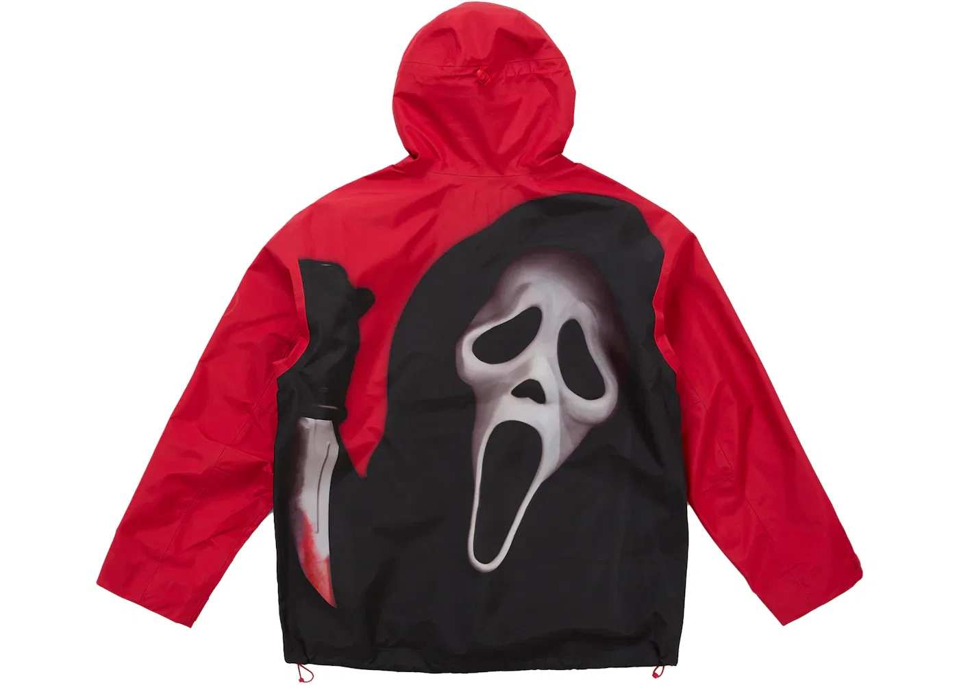 Мужская куртка GORE-TEX с принтом Ghostface Supreme, Red