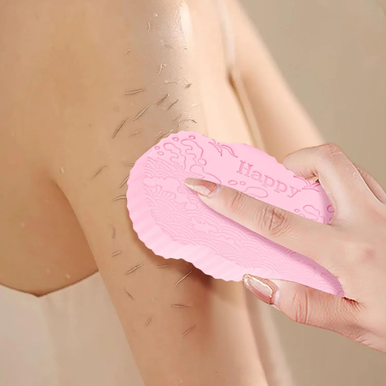 Пилинг-губка для тела, 3D, Generisch, 4 шт, Многоцветный — фото 4