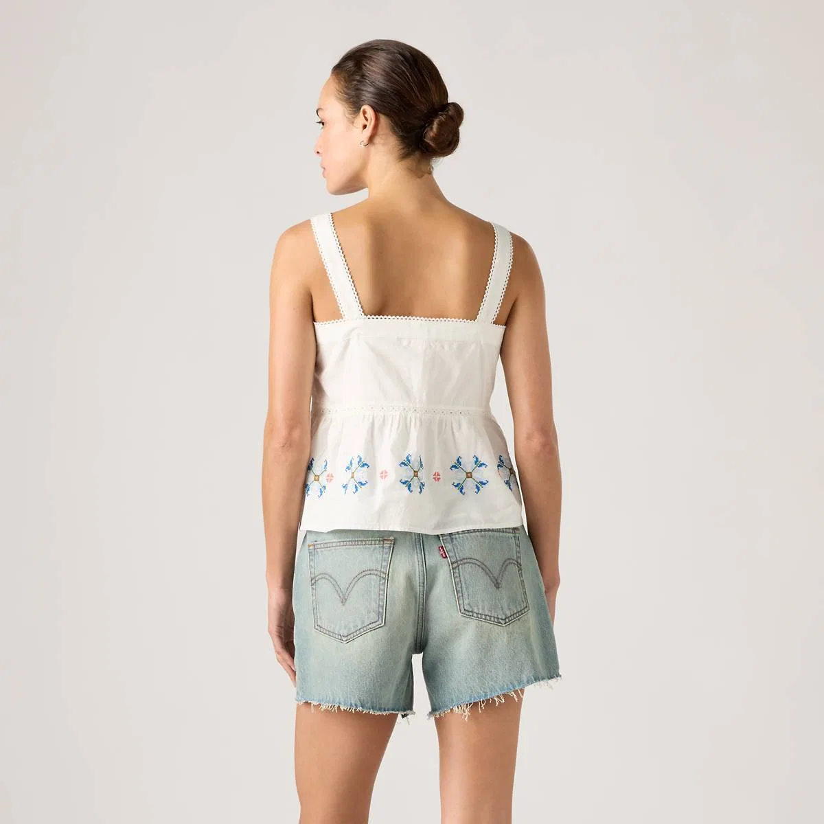 Блузка Mimi Levi's, Cloud Dancer Smaller - Multi-Color — фото 4