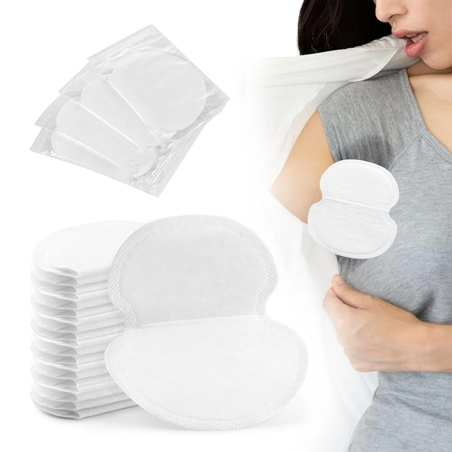 Антиперспирант подмышечные патчи Hekmaden Unscented, 100 шт