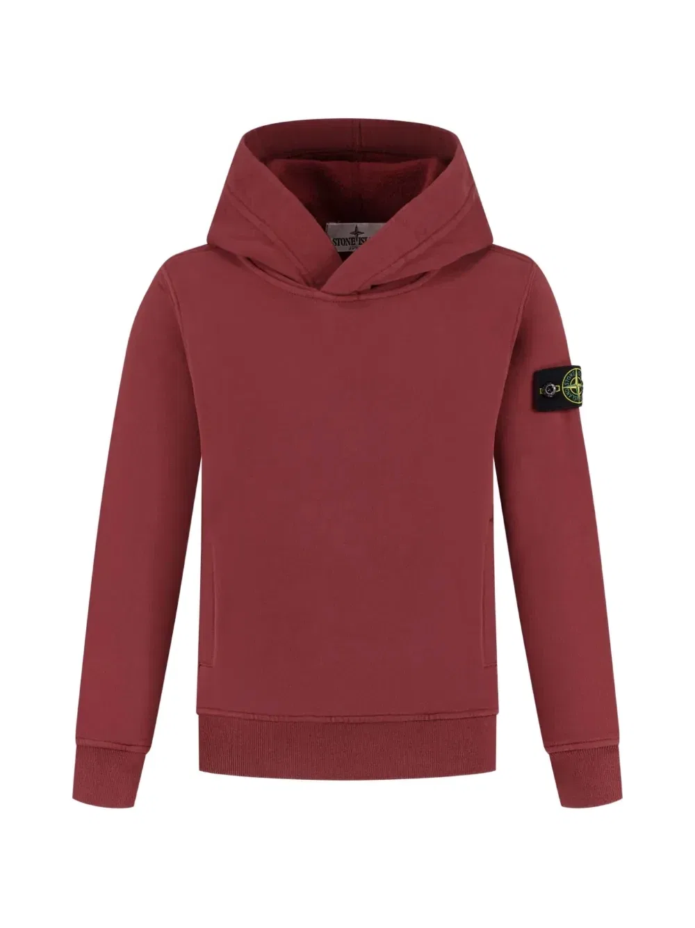 Худи с нашивкой в виде компаса Stone Island Junior, красный