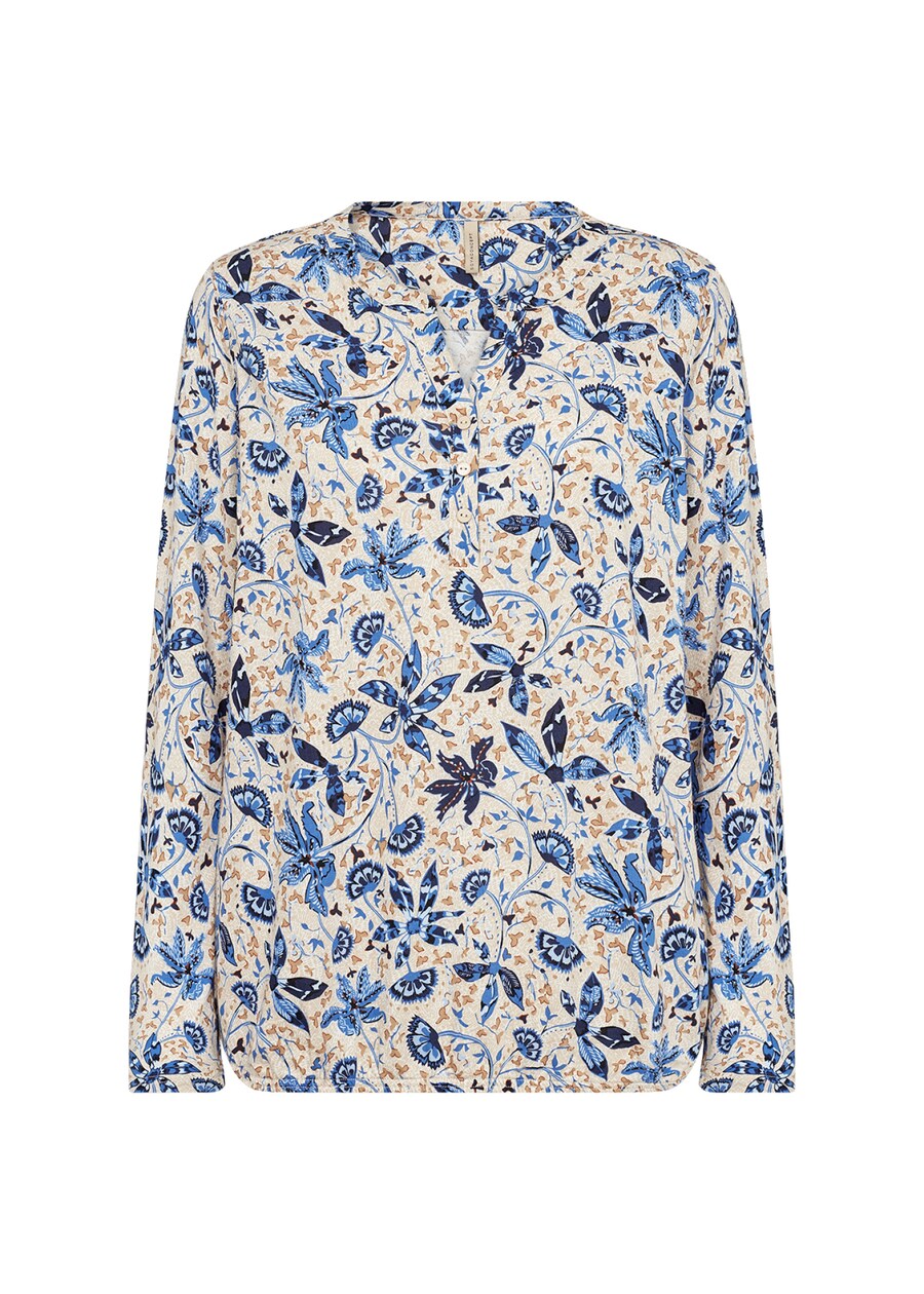 

Блуза Soyaconcept Felicity, цвет Night blue/Azure/Royal blue