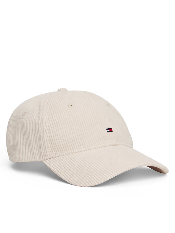 

Бейсболка Th Flag 6 Panel Cord Cap AM0AM13583 Tommy Hilfiger, экрю