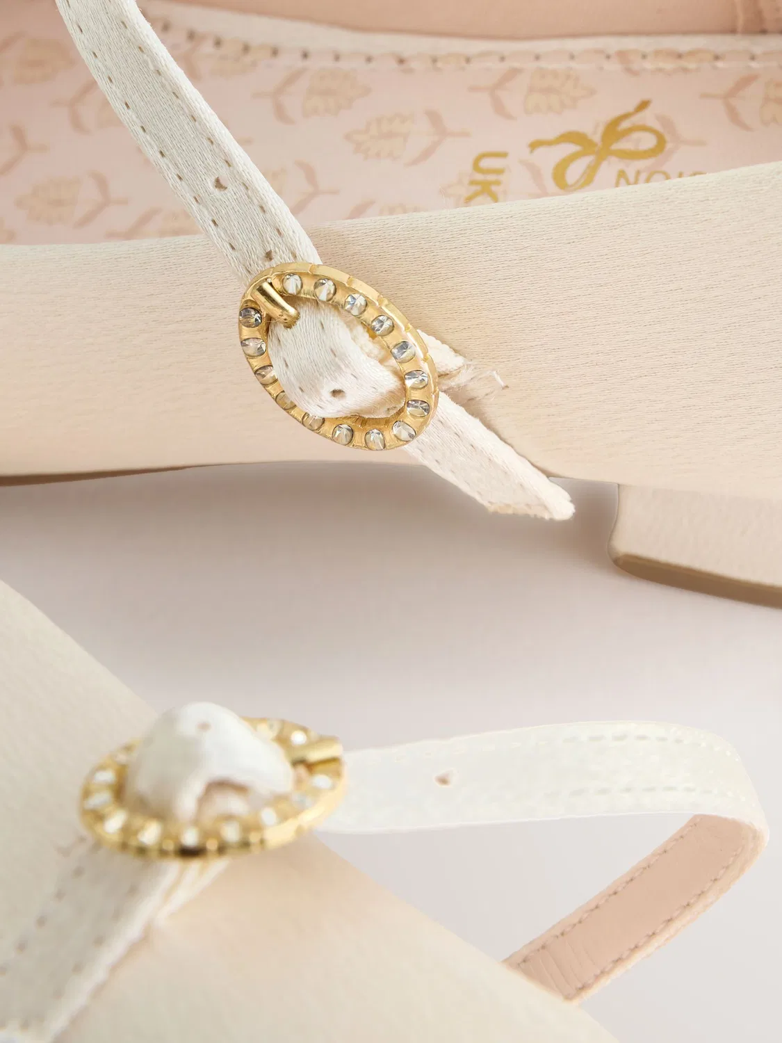 Туфли Мэри Джейн на каблуке Next Ivory, цвет слоновой кости — фото 4