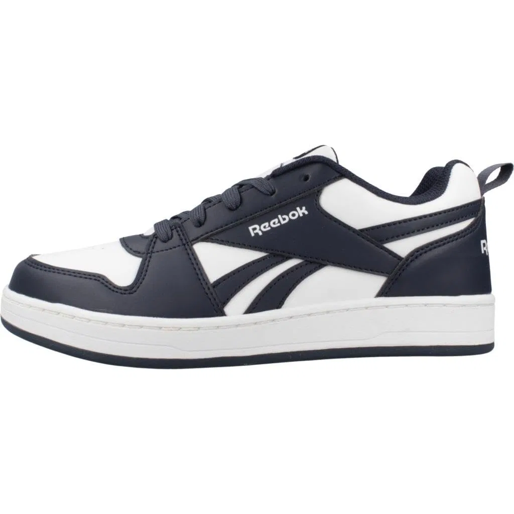 Детские кроссовки для мальчиков с минималистичным дизайном Reebok Royal Prime 2.0 Reebok, Ftwrwhite Vectornavy — фото 2
