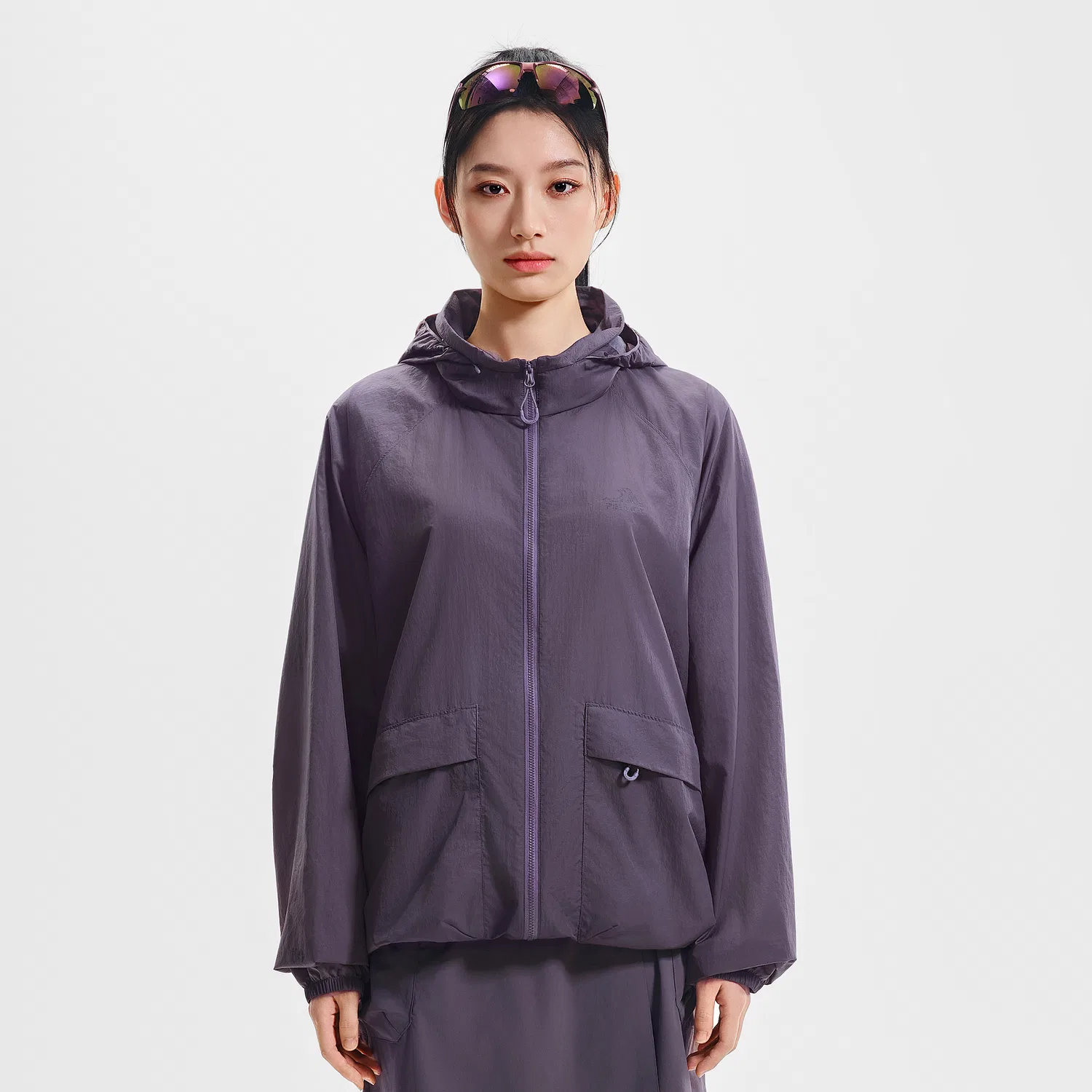 Детская ветровка для солнцезащиты PELLIOT, Pine Smoke Purple — фото 4