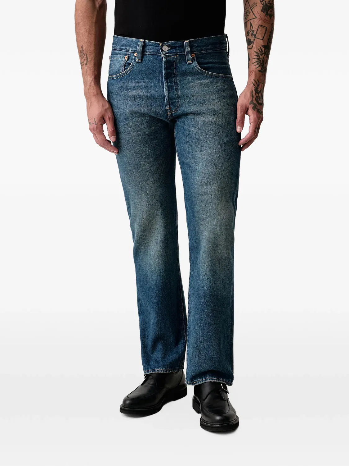 Джинсы 501 Relaxed синие Levi's, синий