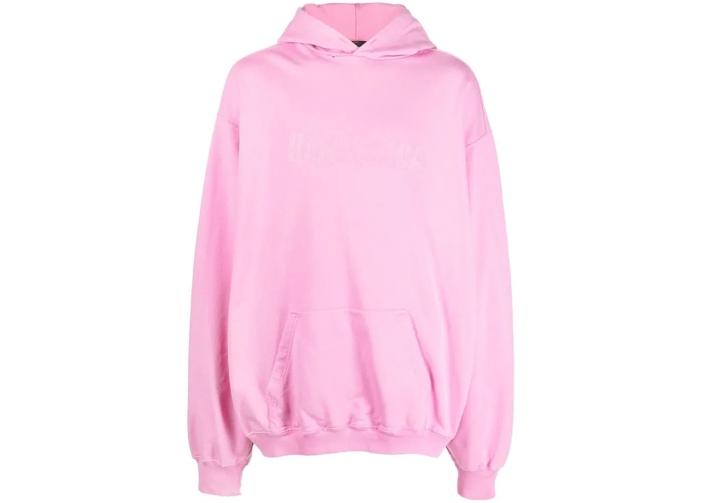 Мужской худи с принтом Destroyed Logo-print Balenciaga, Pink