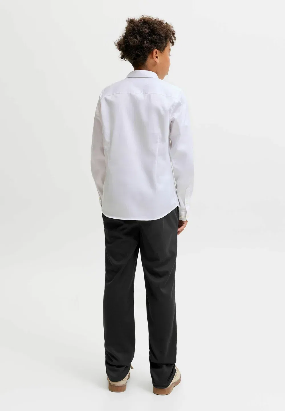 Брюки чинос, брюки чинос для мальчиков - чиносы Jack & Jones Junior, Black — фото 3