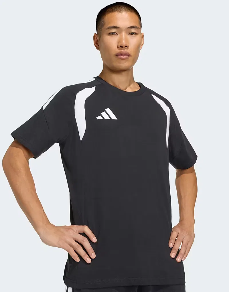 Футболка Adidas performance Tiro26 league в черно-белом цвете — фото 4