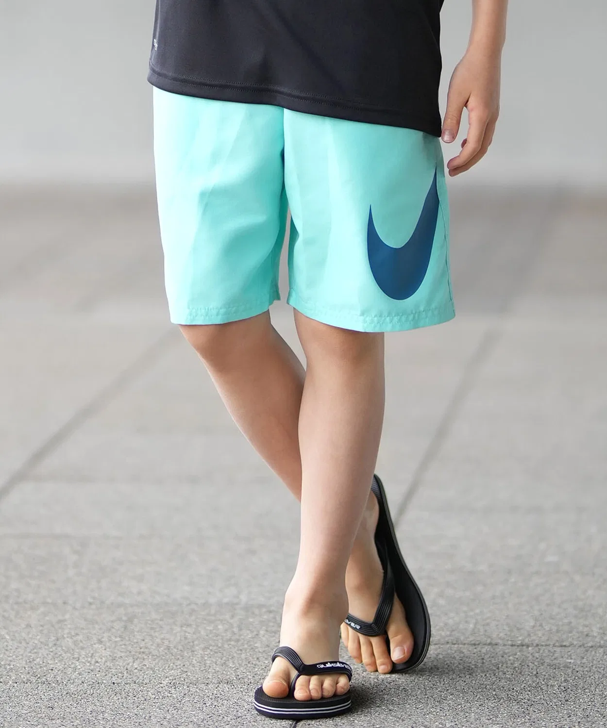 Детские плавки-шорты с графическим принтом, модель Graphics Spec 7 Volley Shorts NIKE, Green