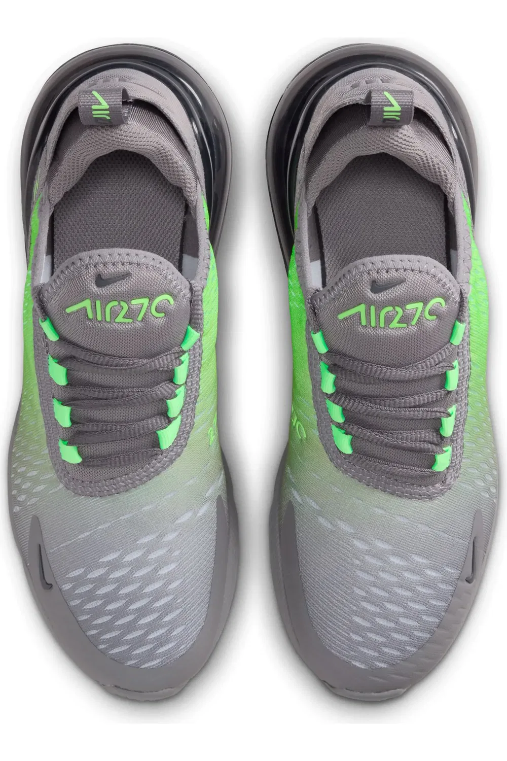 Детские кроссовки с амортизацией Air Max 270 Nike, Anthracite/Light Green — фото 3
