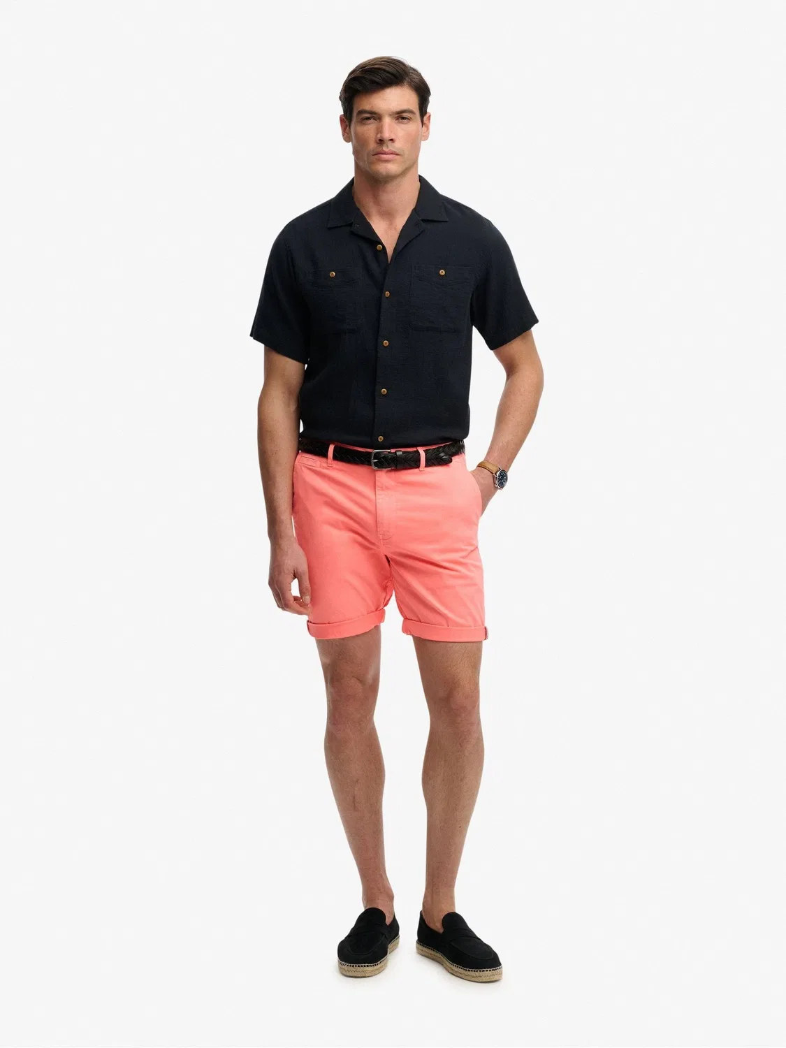 Шорты чинос Regular Fit Superdry, оранжевый