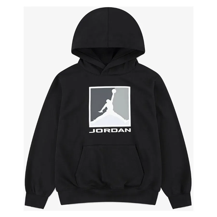 Детский свитшот Nike Jordan JDB MJ ESS FT Baseline PO, Черный