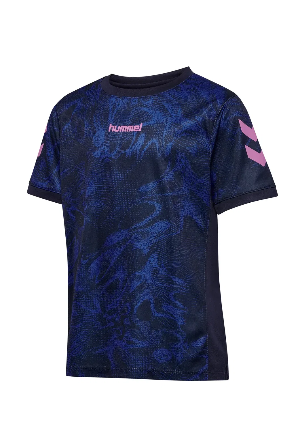 Футболка с принтом Hmlblaze club 26, детская, унисекс Hummel, Marine Dazzling Blue — фото 4